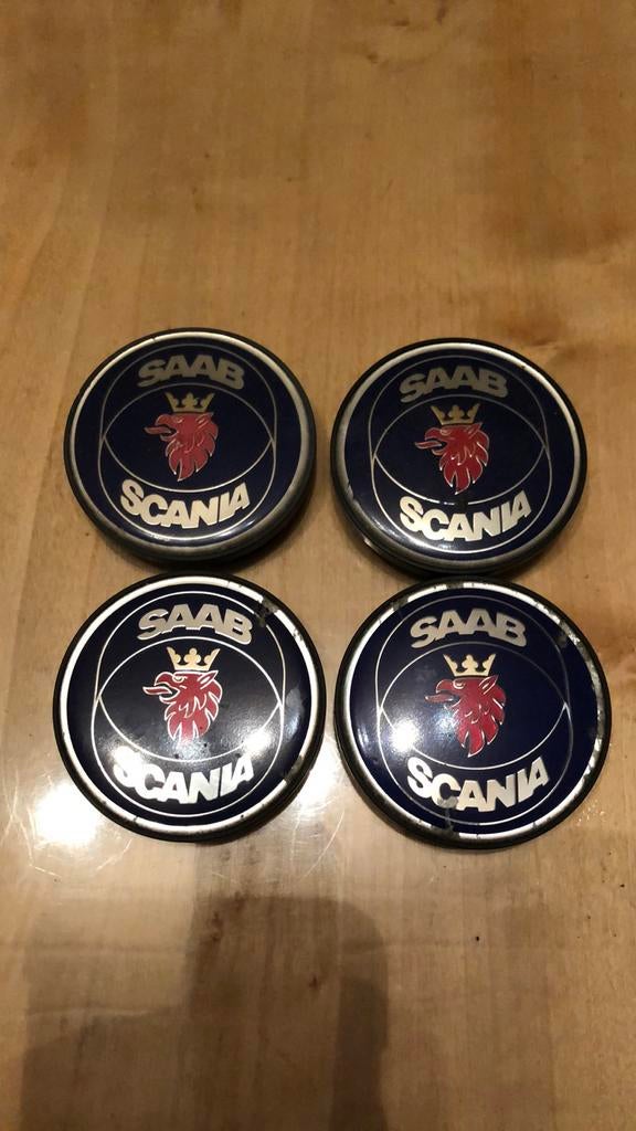 Setje van 4 naafdoppen Saab Scania, Ophalen of Verzenden, Gebruikt