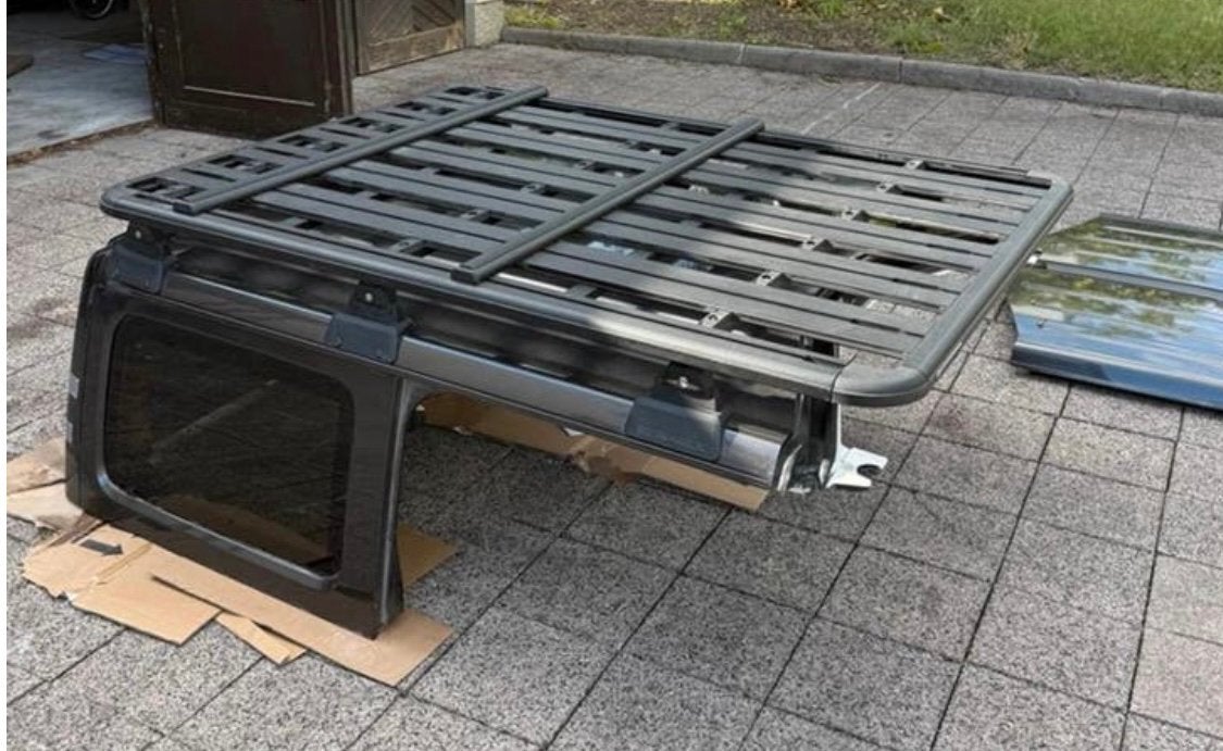RHİNO ROOFRACK JEEP WRANGLER HARDTOP SOFTTOP SUNRIDERTOP, Ophalen, Zo goed als nieuw