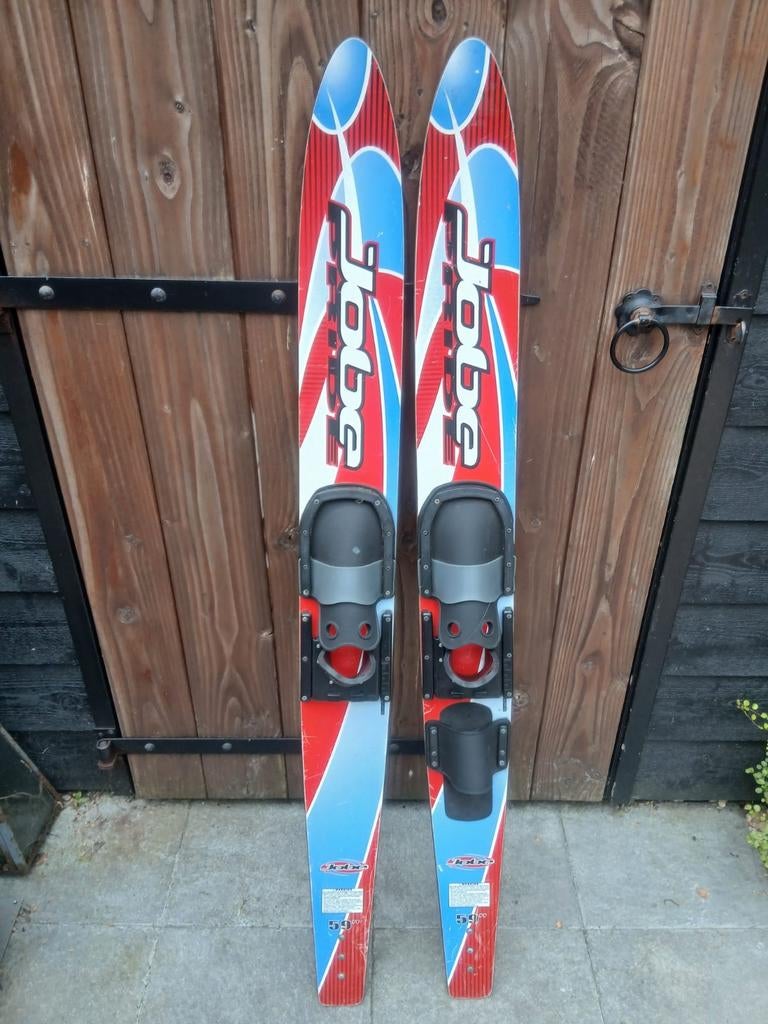 Jobe kinder waterski's - Gebruikt maar niet afgetrapt, Watersport en Boten, Waterski's, Ophalen, Gebruikt, 130 tot 160 cm, Waterski's