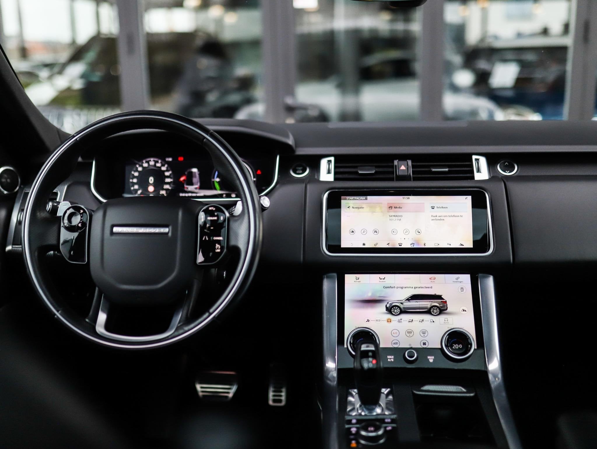 Land Rover Range Rover Sport 2.0 P400e HSE Dynamic | Leder |, Auto's, 404 pk, Gebruikt, Euro 6, 4 cilinders
