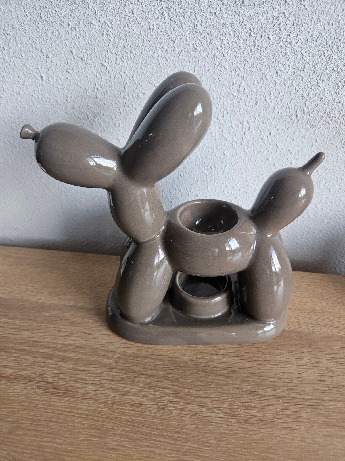 Scentchips Balloon Dog glanzend taupe waxbrander geurbrander, Ophalen of Verzenden, Zo goed als nieuw