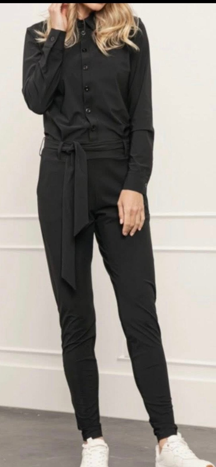 Nieuwe Zwarte Studio Anneloes Angelique Jumpsuit in S, Ophalen of Verzenden, Nieuw, Maat 36 (S), Zwart