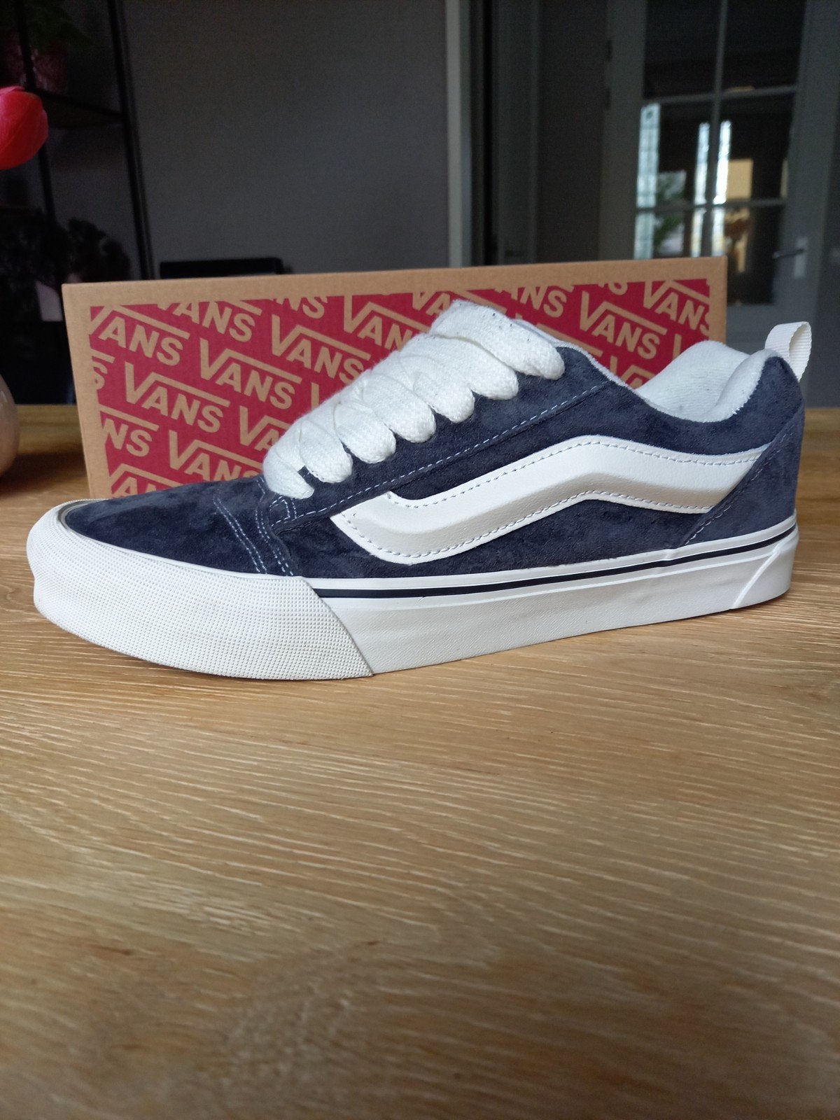 Vans Knu Skool grijs maat 42, Ophalen, Overige kleuren, Vans, Sneakers of Gympen