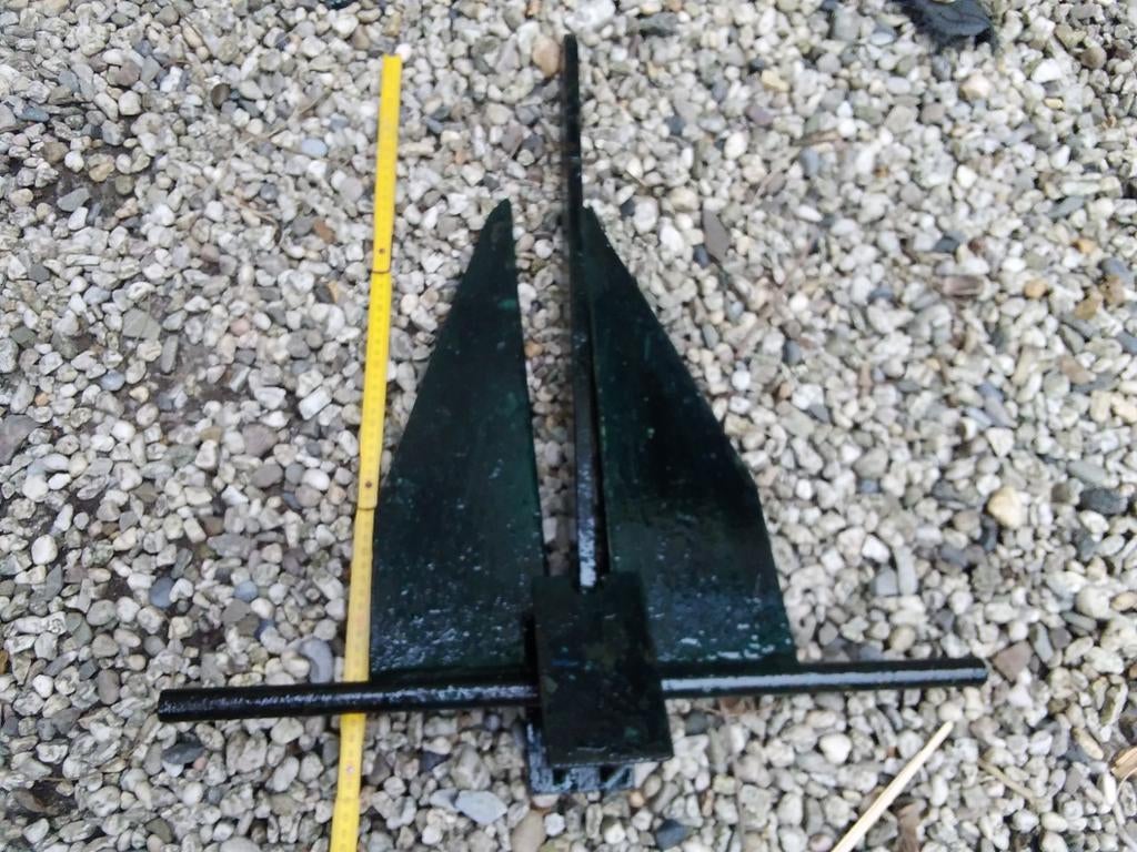 Stalen Anker, Watersport en Boten, Ophalen, Gebruikt, Ankeren en Afmeren, Zeilboot of Motorboot