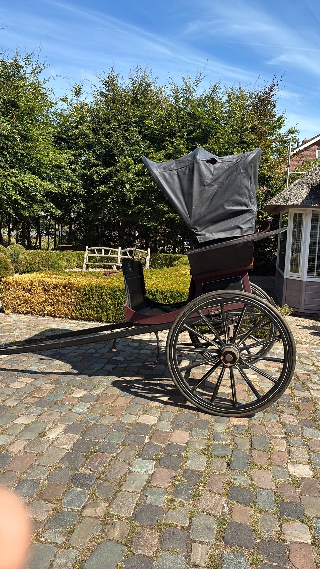 Sjees Grote pony of paarden rijtuig 100 jaar oud, Gebruikt, Overige typen, Paard of Pony