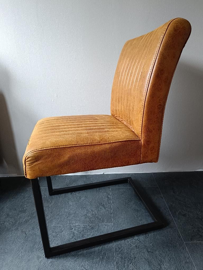 Eetkamerstoelen, Huis en Inrichting, Stoelen, Ophalen, Gebruikt, Bruin, Vijf, Zes of meer stoelen