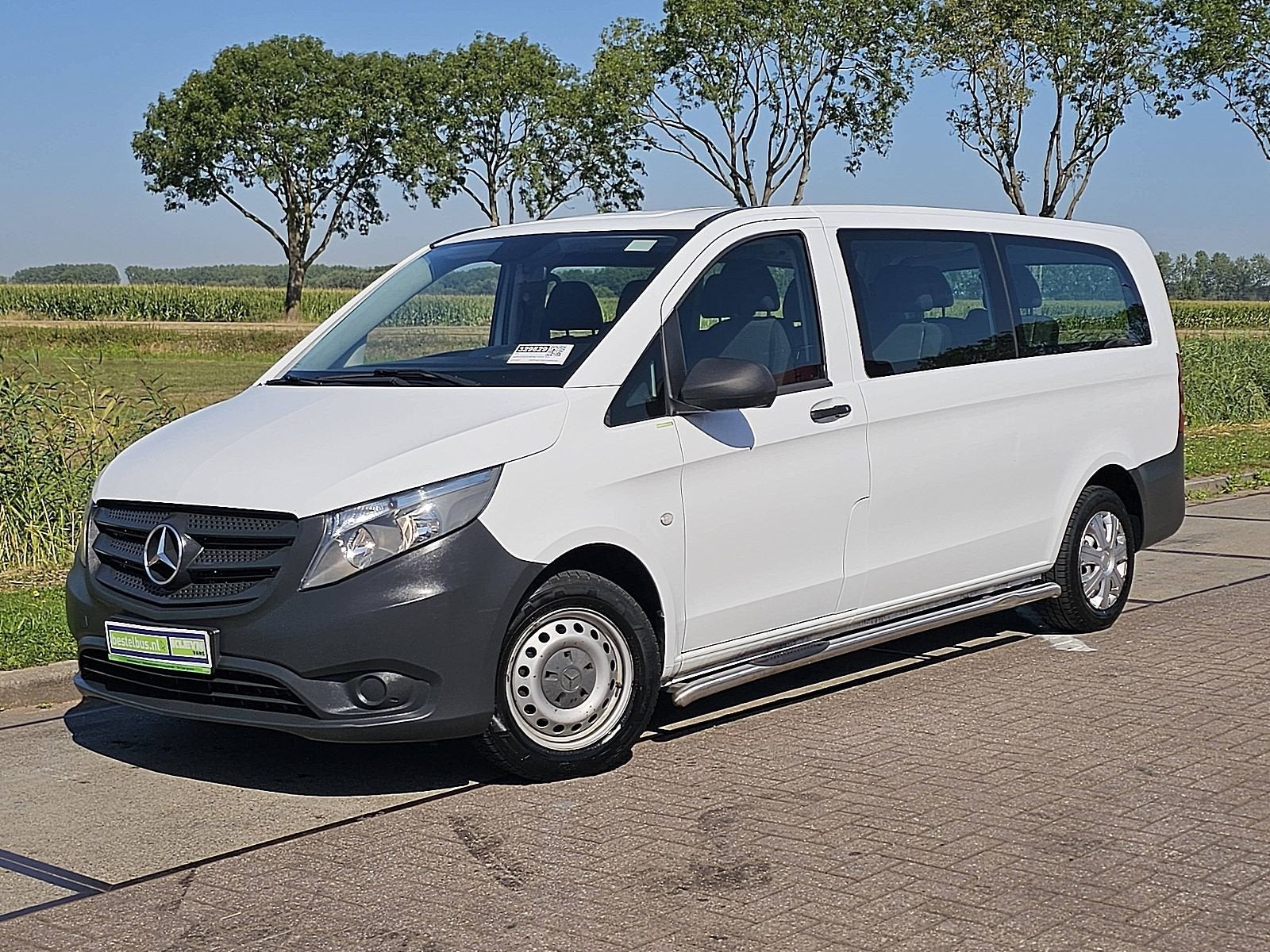 MERCEDES-BENZ VITO 109 tourer 9-persoons xl, Auto's, Gebruikt, Euro 6, 255 €/maand, Wit
