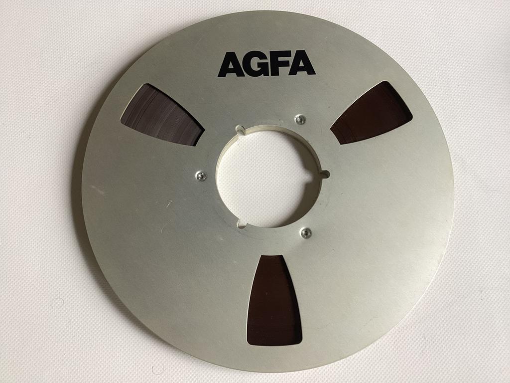 1 x Agfa 26,5 cm NAB spoel voor taperecorder, Audio, Tv en Foto, Bandrecorders, Ophalen of Verzenden, Onderdeel