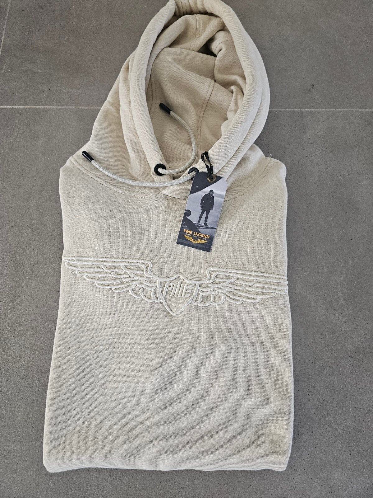PME Legend Hoodie - Nieuw met kaartjes - beige/zand, Maat 48/50 (M), Beige, Nieuw, Ophalen of Verzenden
