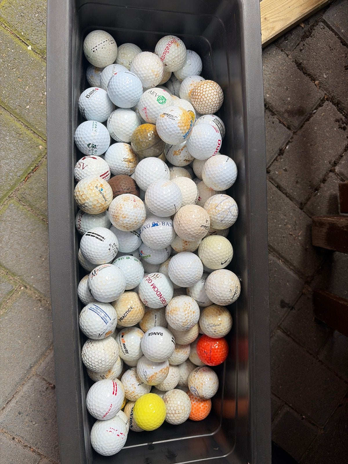 Grote partij gebruikte golfballen - Diverse merken, Ophalen, Gebruikt, Bal(len), Overige merken