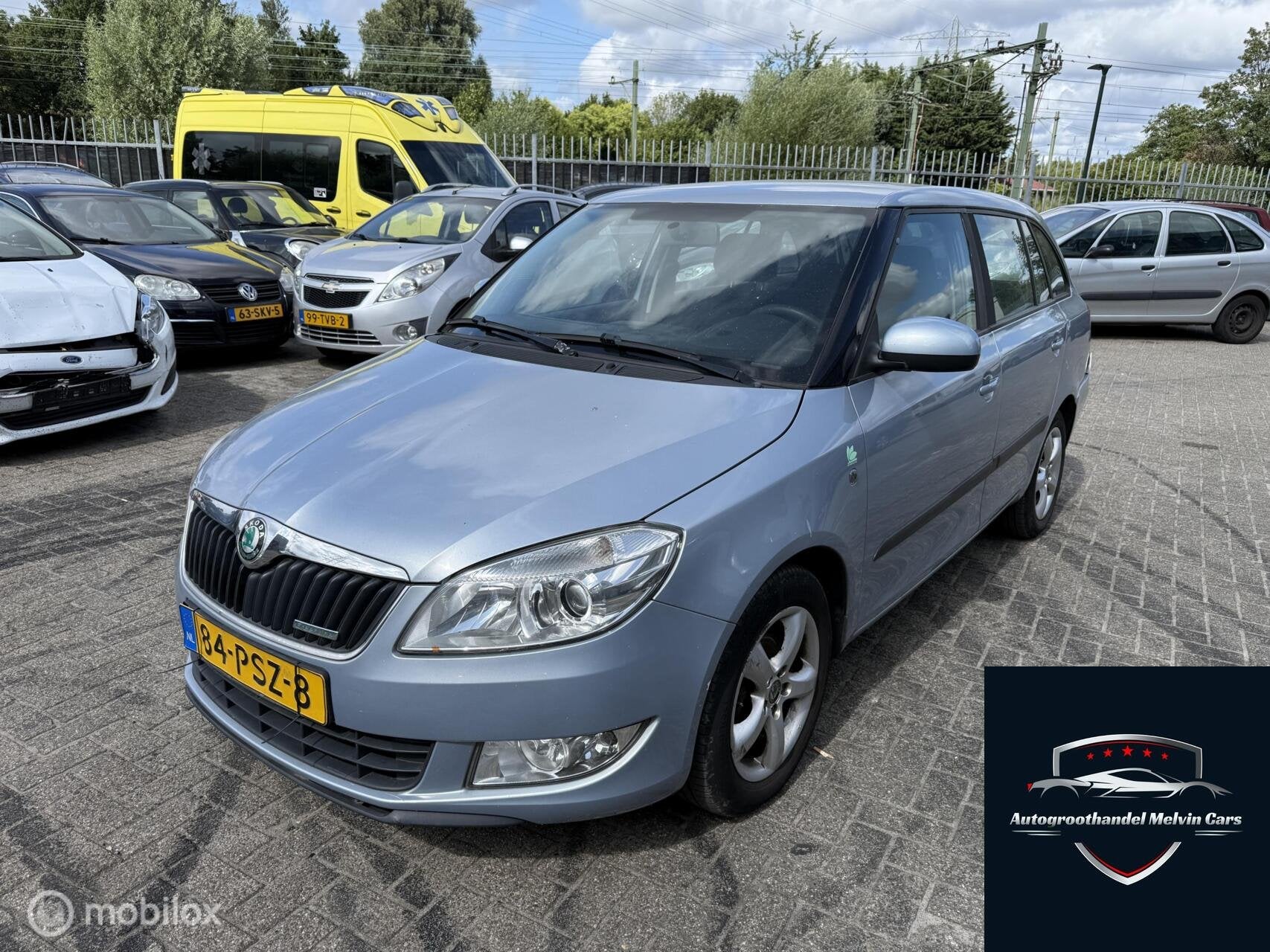 Skoda Fabia Combi 1.2 TDI Greenline Klima EXPORT, Auto's, Skoda, Euro 5, Zwart, 1199 cc, Blauw
