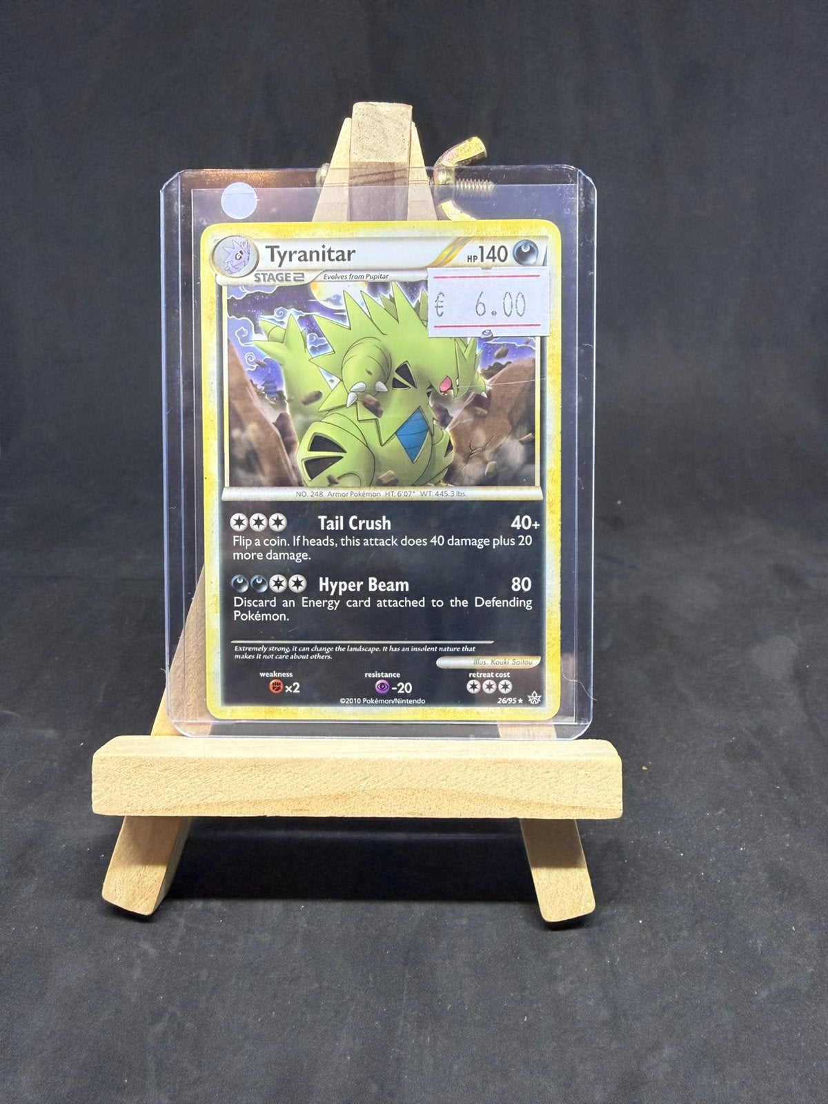 Tyranitar 26/95 exc/gd, Ophalen of Verzenden, Zo goed als nieuw