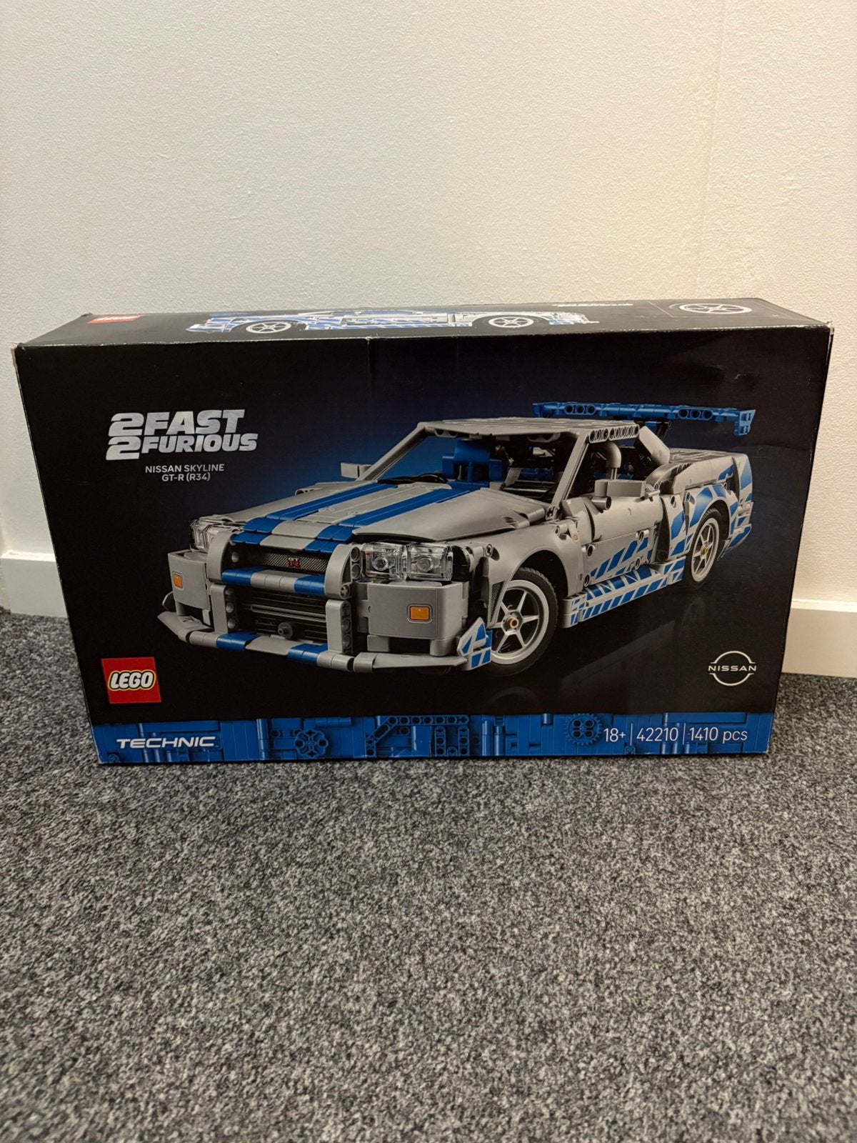 Lego Nissan Skyline R34 (42210), Ophalen of Verzenden, Zo goed als nieuw