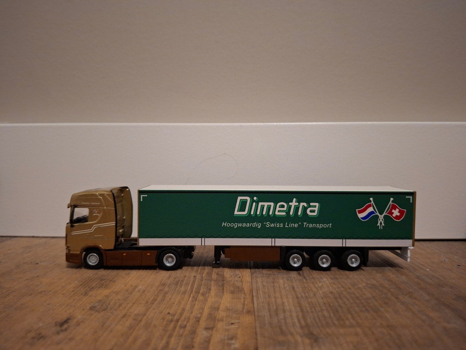 Schaalmodel 1:87 Dimetra Scherpenzeel Holland met doos!!, Ophalen of Verzenden