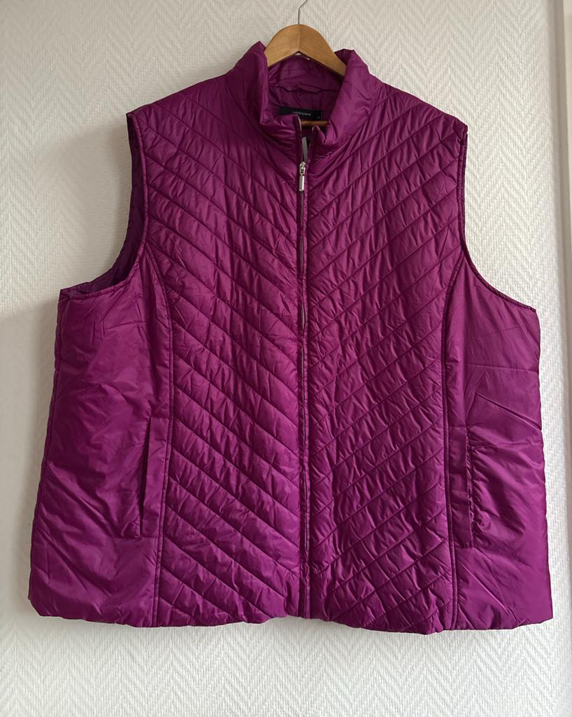 Navigazione Gewatteerd Gilet maat 58, Kleding | Dames, Grote Maten, Ophalen of Verzenden, Nieuw, Paars, Jas of Mantel
