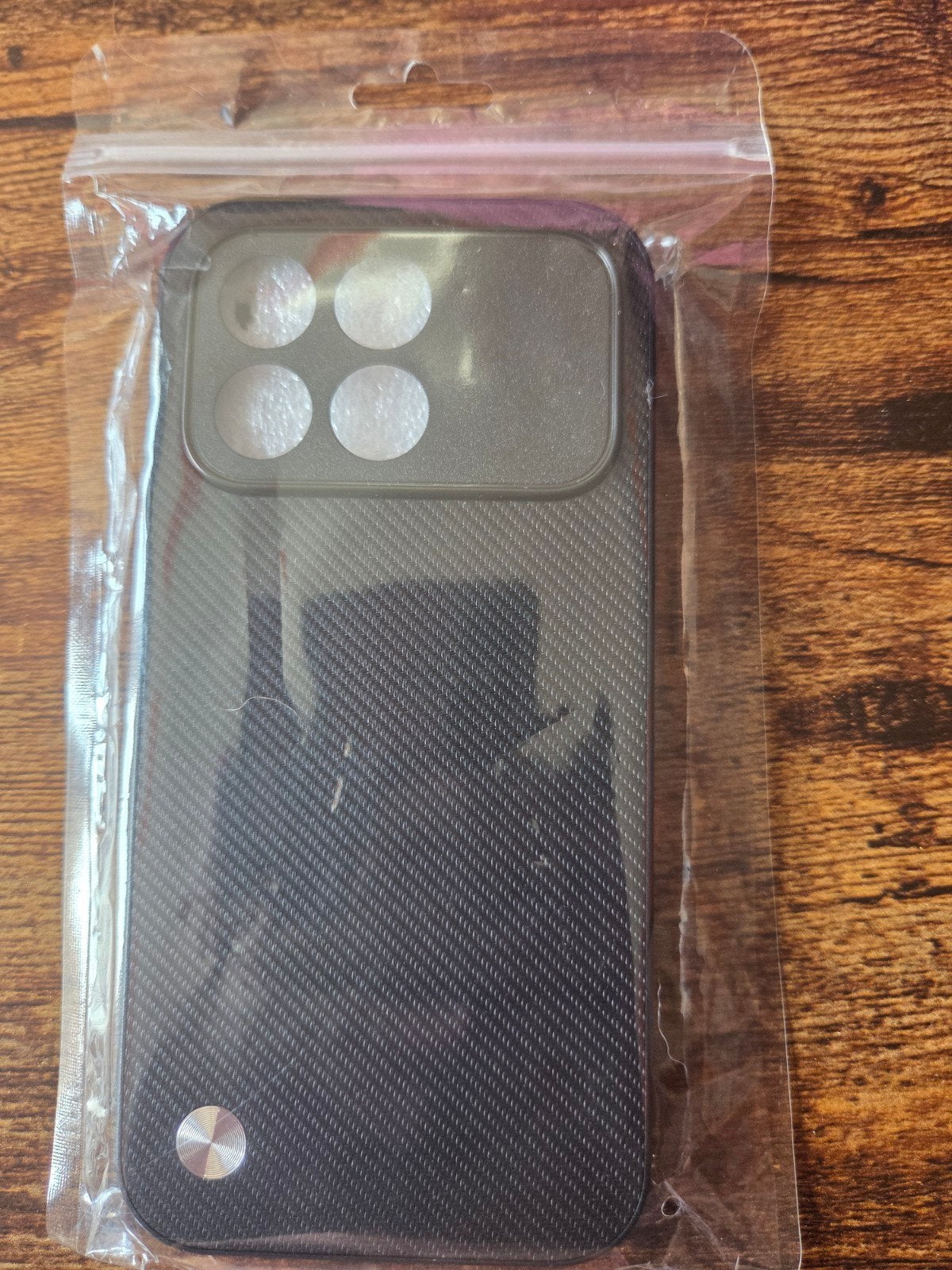 Hoesje voor Poco F8 Pro - Zwart (Carbon Fiber Look), Ophalen of Verzenden