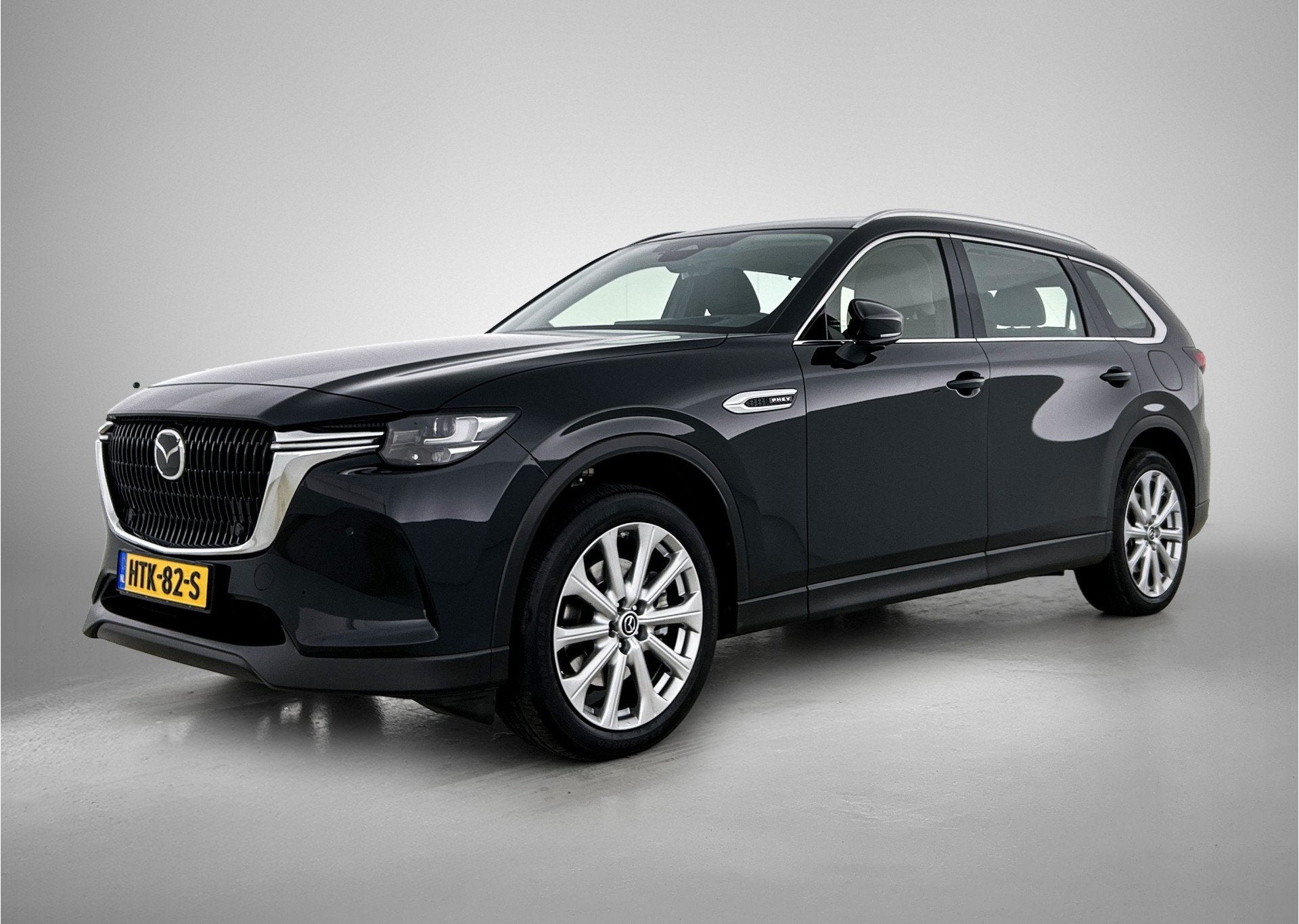 Mazda CX-80 2.5 e-SkyActiv PHEV Exclusive-Line (bj 2025), Auto's, Automaat, 12 maanden, Stof, Gebruikt