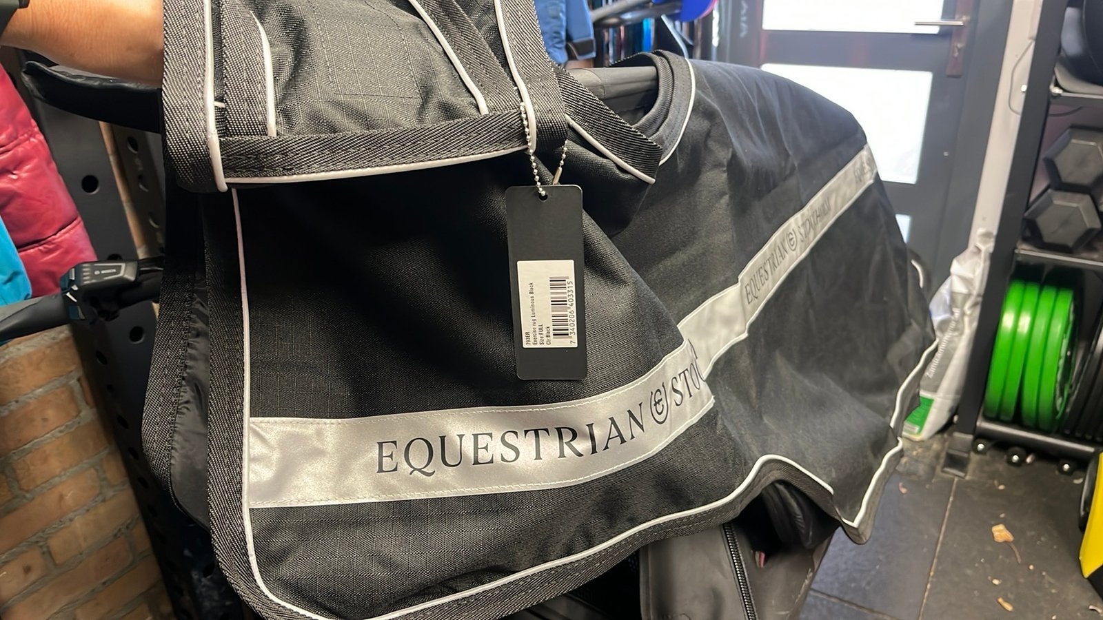 Equestrian stockholm luminous black regen uitrijdeken, Auto-onderdelen, Uitlaatsystemen, Ophalen of Verzenden, Nieuw