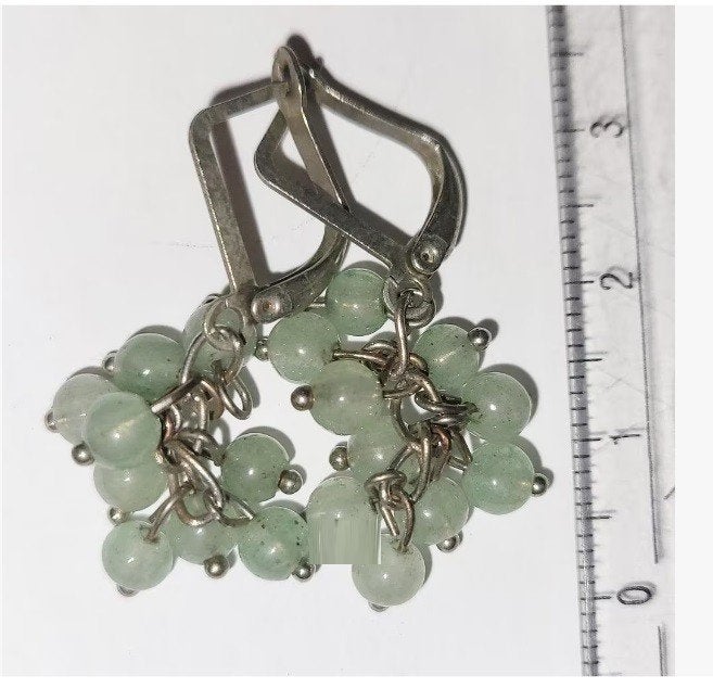 Nefriet, Chrysopraas, parel Natuurlijke stenen Oorbellen enz, Ophalen of Verzenden, Nieuw