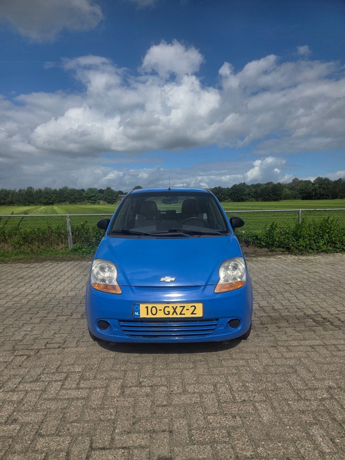 Chevrolet Matiz 0.8 2008 Blauw, Auto's, Voorwielaandrijving, Blauw, Origineel Nederlands, Bedrijf