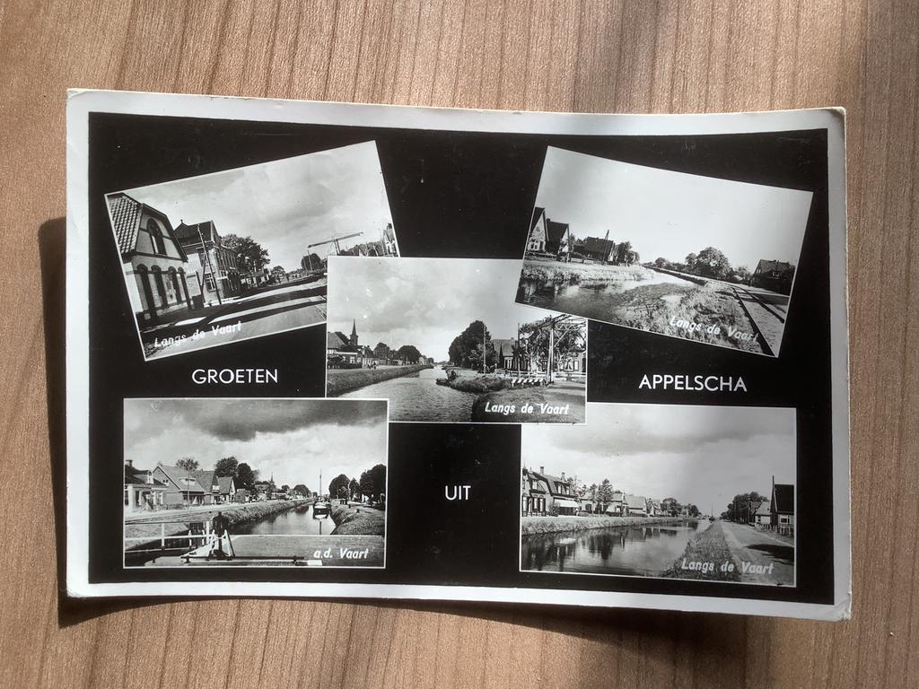 ansichtkaart Appelscha, Ophalen of Verzenden, 1940 tot 1960, Gelopen
