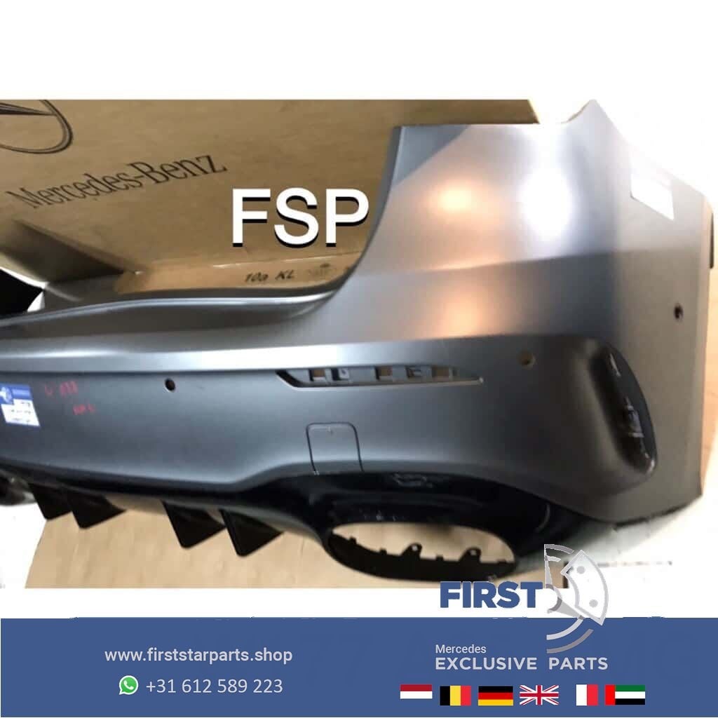 W177 A35 AMG ACHTERBUMPER + DIFFUSER ORIGINEEL MERCEDES A kl, Gebruikt, -, Ophalen of Verzenden, Achter