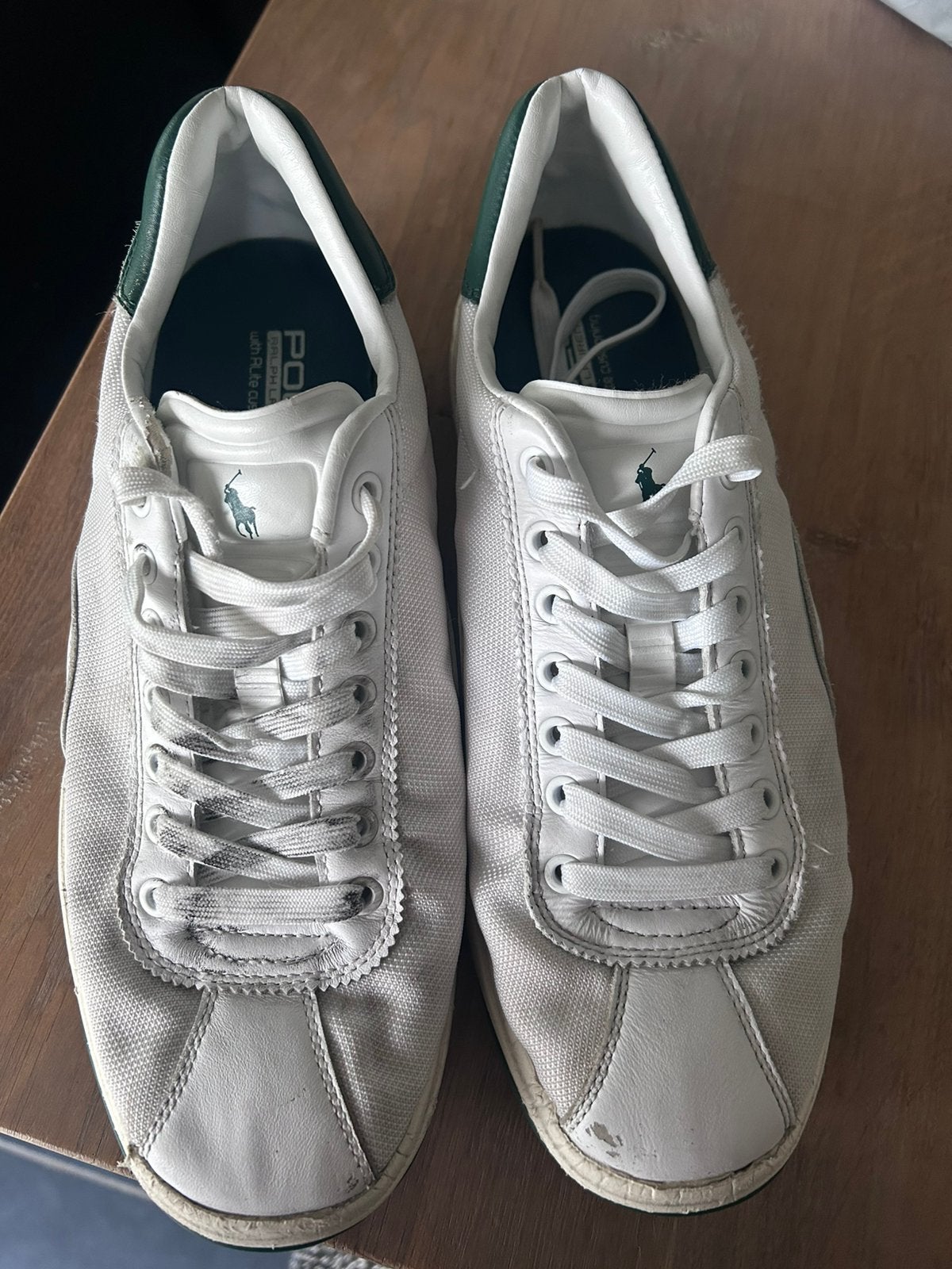 Ralph Lauren POLO schoenen sneakers wit maat 43, Wit, Ophalen of Verzenden, Sneakers of Gympen, Gedragen