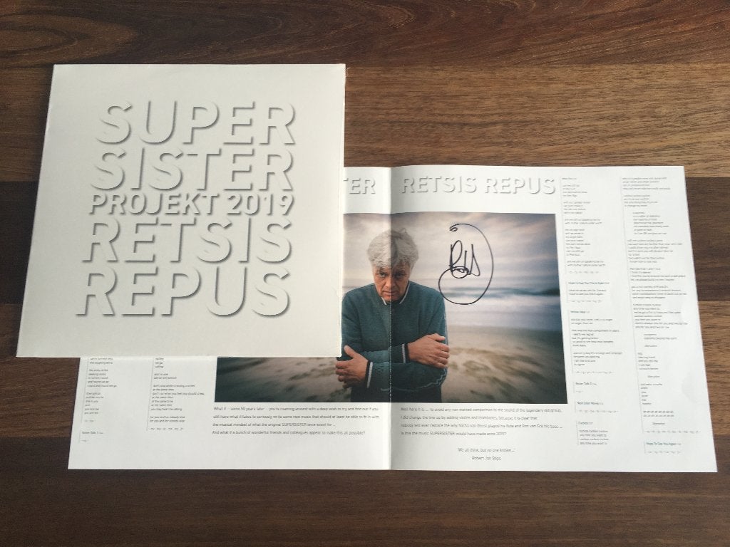 Vinyl LP Supersister Projekt 2019 Retsis Repus WHITE SIGNED, Limited edition, 2020 tot heden, Ophalen of Verzenden, 12 inch