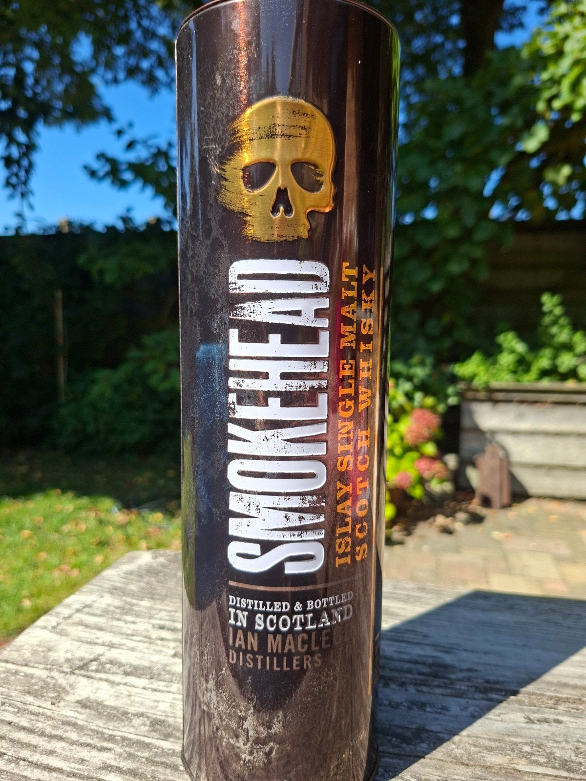 Smokehead Islay Single Malt Scotch Whisky Blik, Ophalen of Verzenden, Zo goed als nieuw