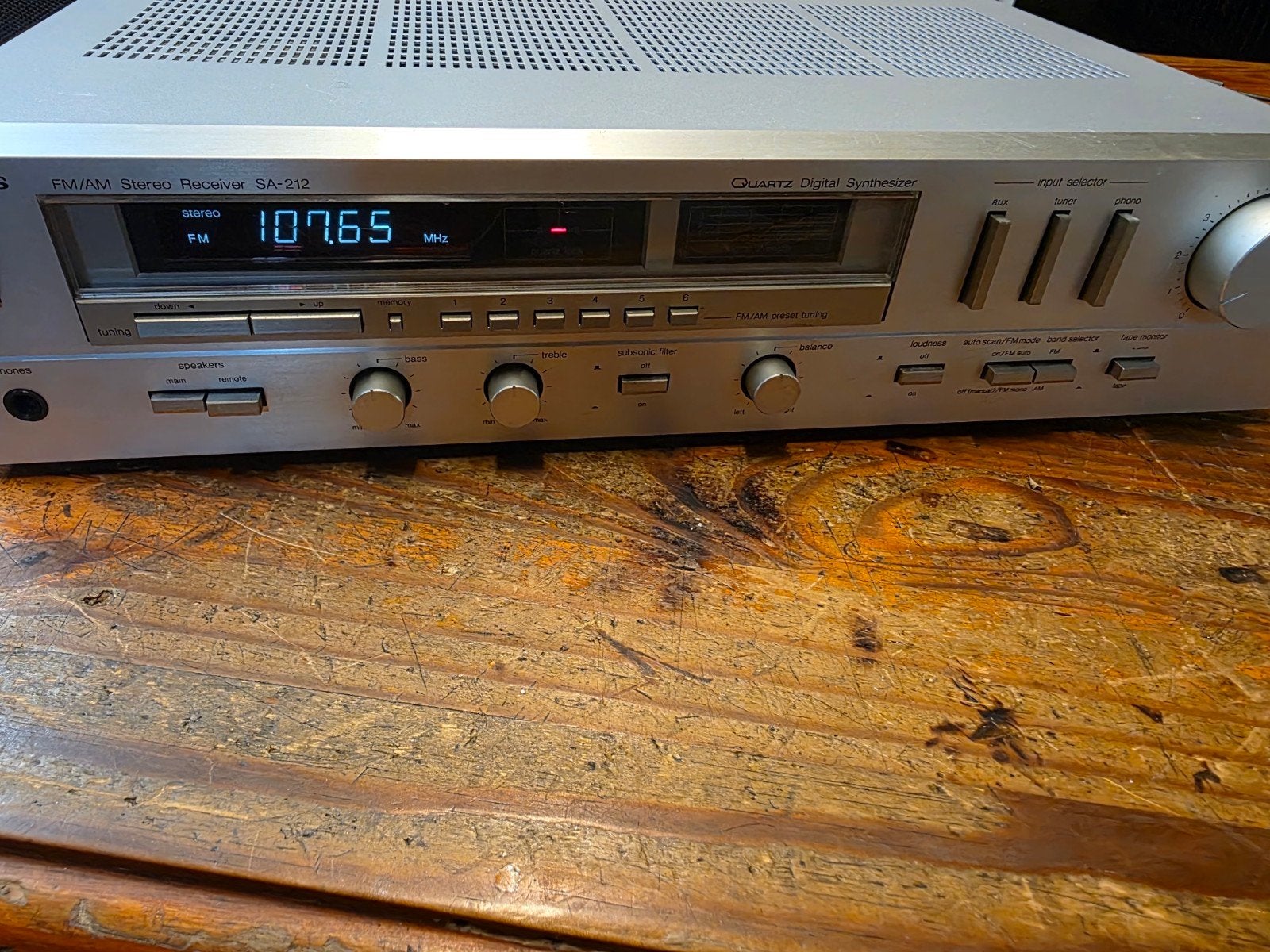tuner versterker technics sa212, Ophalen of Verzenden, Overige merken