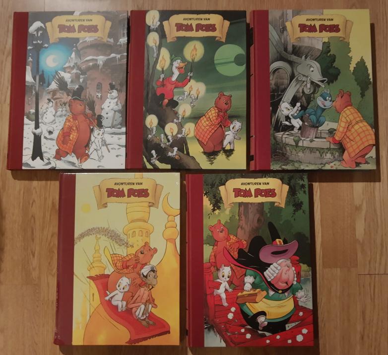 5x Avonturen v Tom Poes HC_02-04-08--15-17 / luxe uitgave, Boeken, Meerdere stripboeken, Ophalen of Verzenden, Zo goed als nieuw