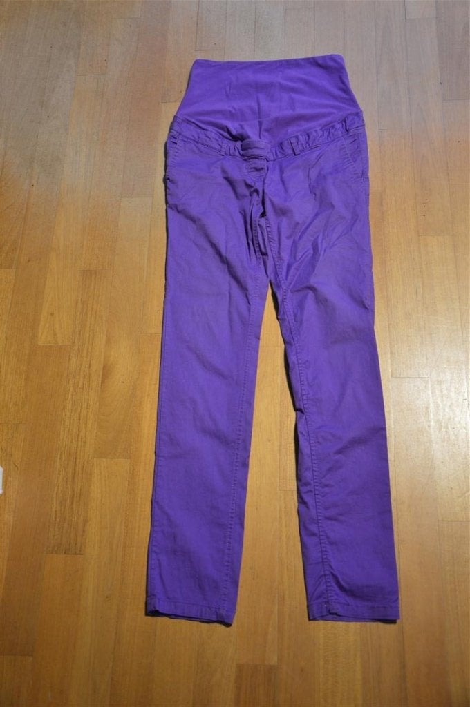 Paarse zwangerschapsbroek maat 38, Kleding | Dames, Maat 38/40 (M), Paars, Ophalen of Verzenden, Gedragen