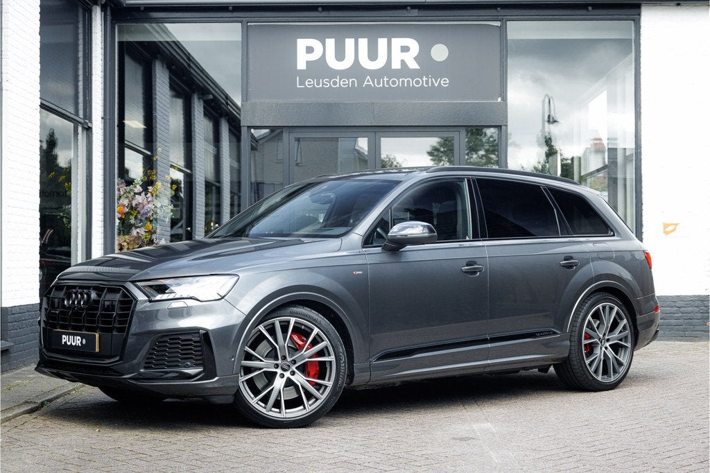 Audi Q7 60 TFSI e Quattro Competition Pano - RS-Zetels - B&O, Auto's, Audi, Automaat, Gebruikt, Overige brandstoffen, Bedrijf