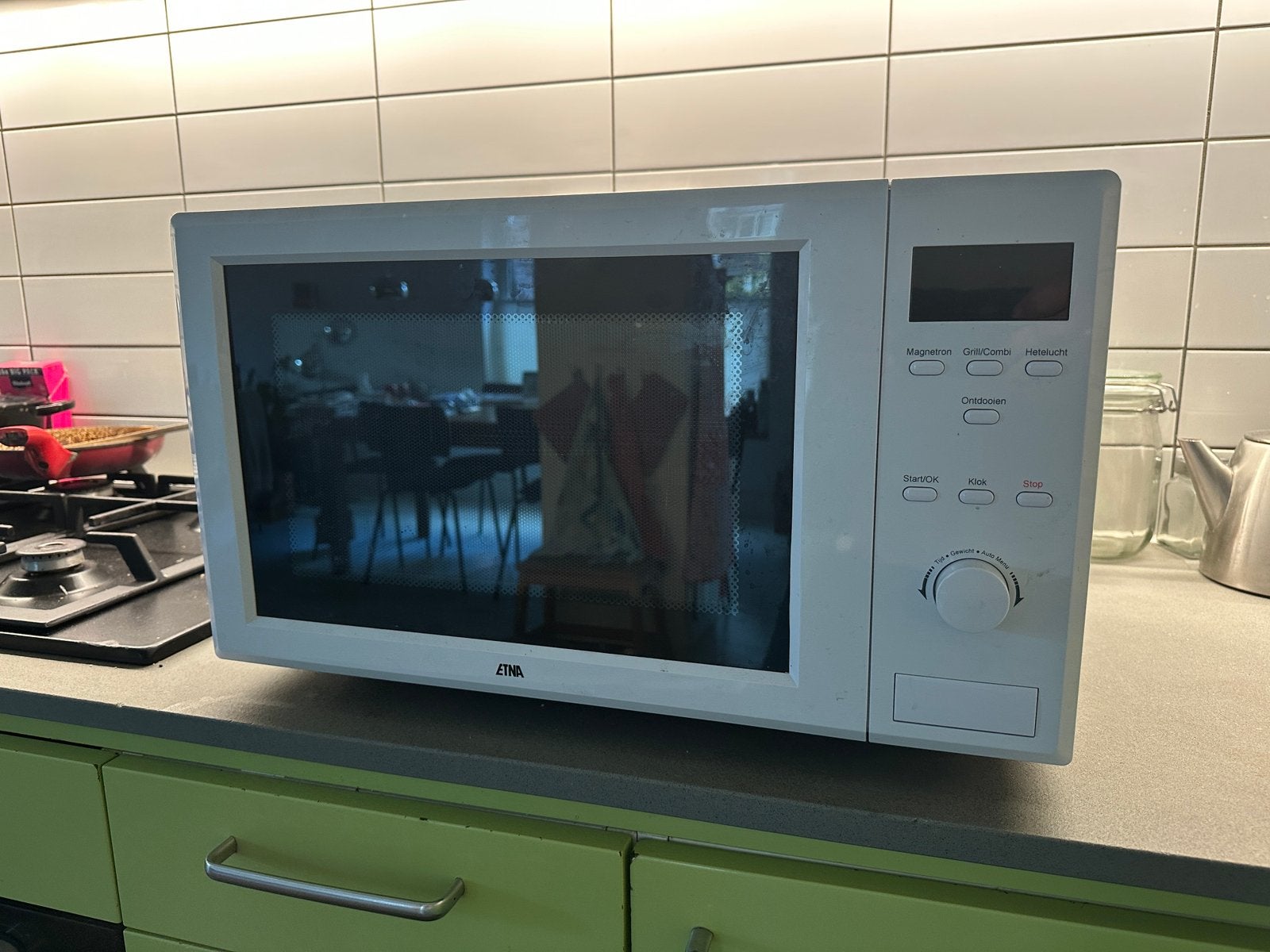 Combimagnetron Etna ECM153wit, Ophalen, Gebruikt