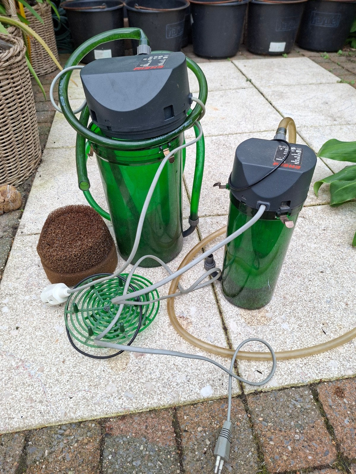 2x Eheim aquarium filters, Gebruikt, Ophalen of Verzenden, Filter, Inclusief slangen