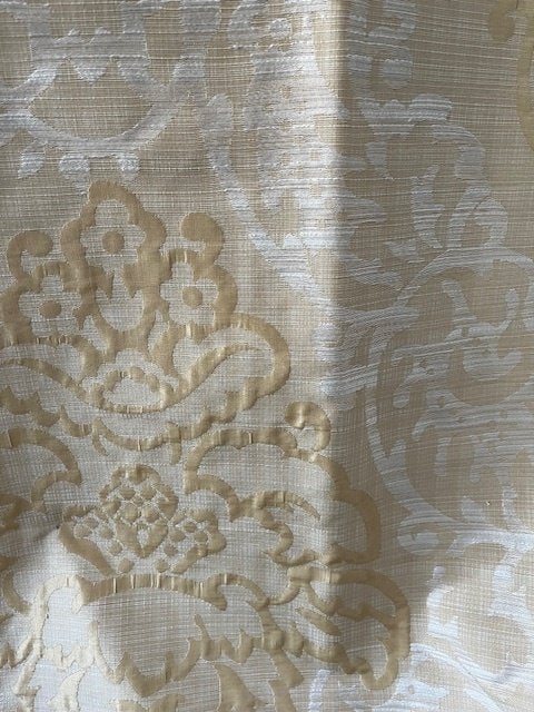 BD8- Luxe stof Diciasette Sabbia, Hobby en Vrije tijd, Overige kleuren, Verzenden, Zo goed als nieuw, 30 tot 120 cm
