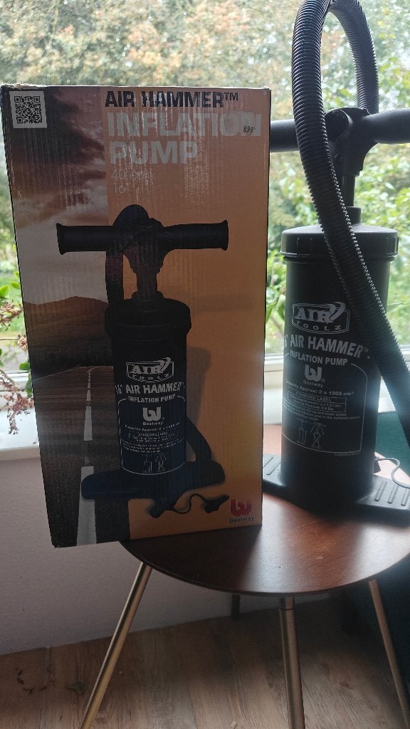 Bestway Air Hammer handpomp, Caravans en Kamperen, Ophalen, Gebruikt, Handmatig