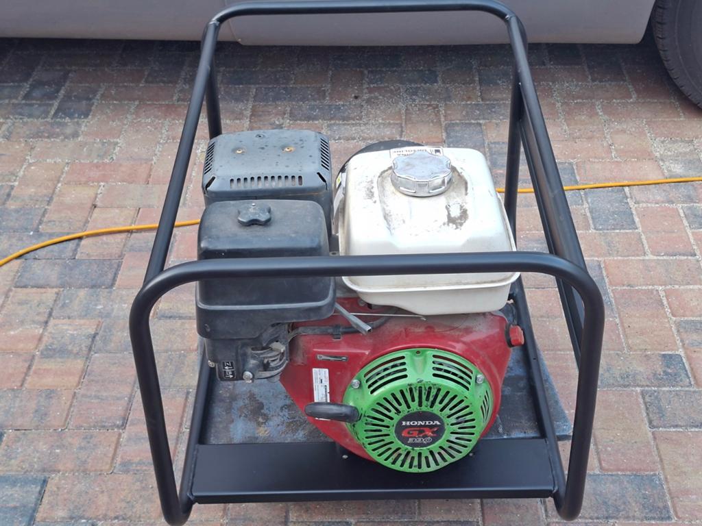 Honda 7.2 kva  aggregaat noodstroom generator, Ophalen, Zo goed als nieuw, 5 tot 10 kVA, Benzine