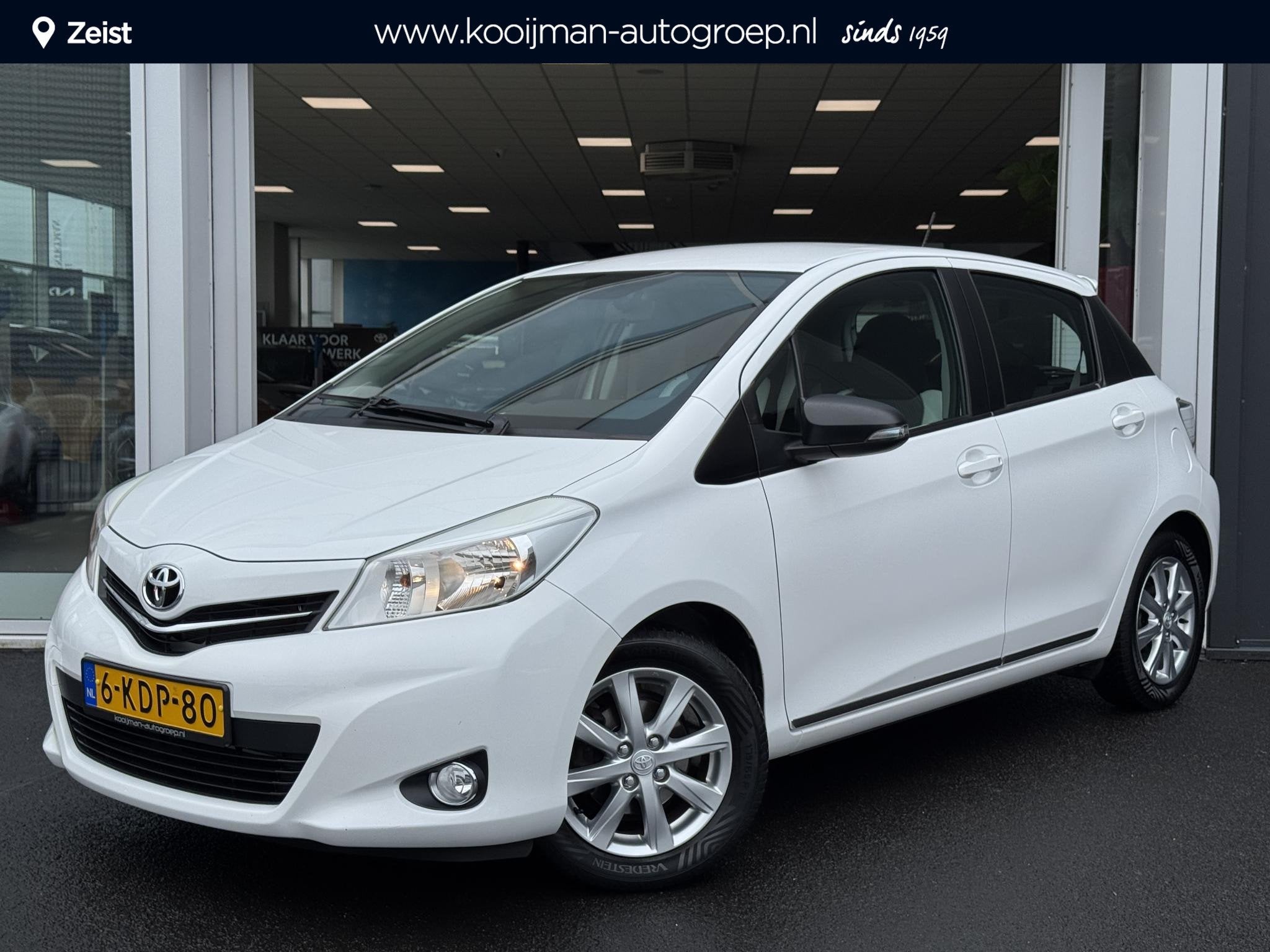 Toyota Yaris 1.0 VVT-i Trend, Auto's, Euro 5, 750 kg, Wit, Origineel Nederlands