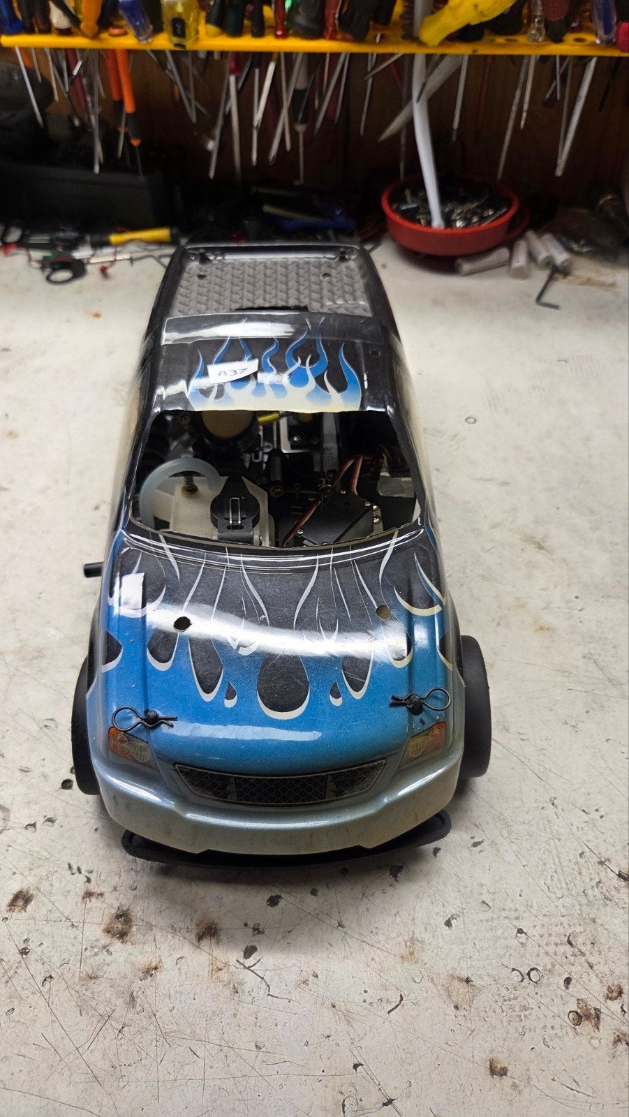 Te koop leuke reely p  190, Gebruikt, Ophalen of Verzenden, Schaal 1:10, Nitro