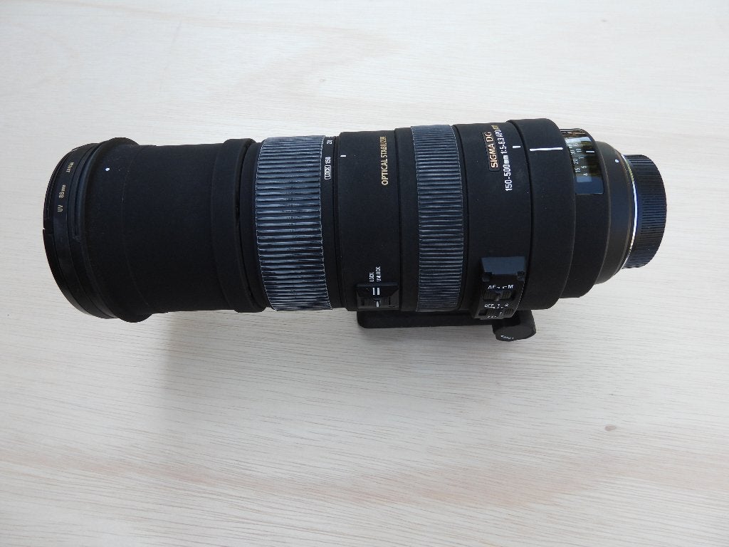 Zoomlens Sigma 150 - 500 mm, Audio, Tv en Foto, Fotografie | Lenzen en Objectieven, Ophalen, Sigma, Statiefgondel, Overige typen