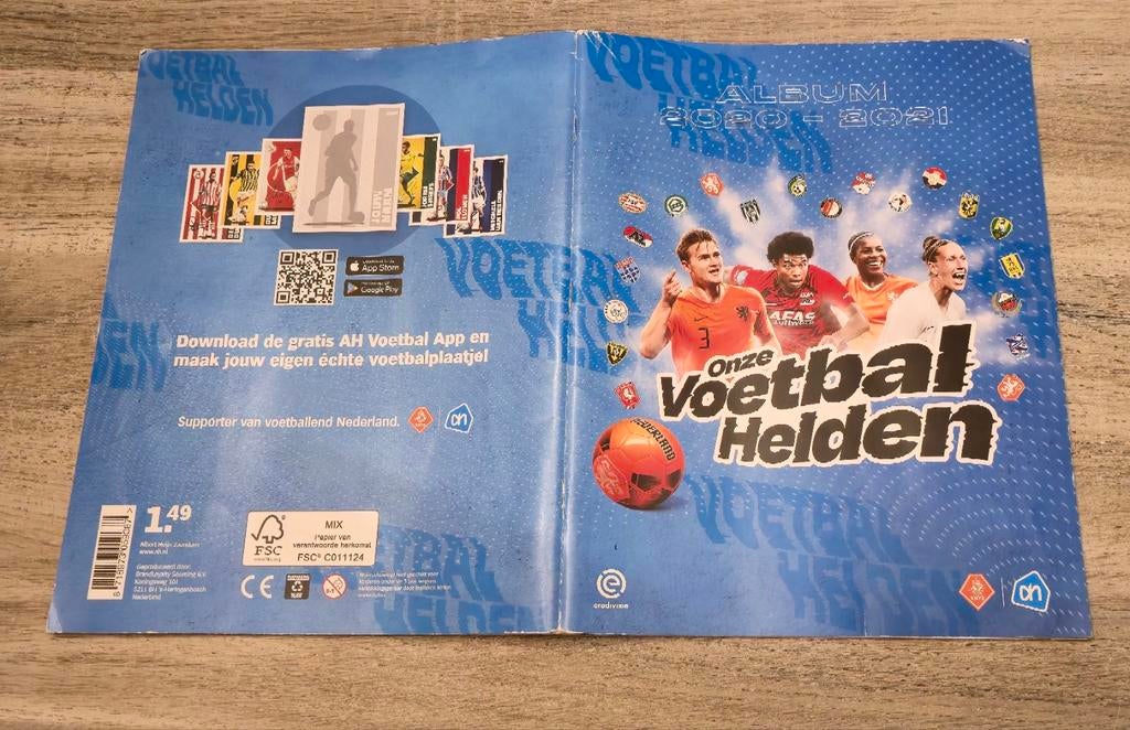 Voetbal Helden stickerboek, Ophalen of Verzenden, Nieuw, Sport