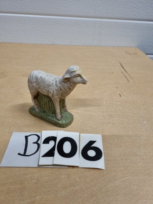 B206 kerststalbeeld schaap, Ophalen of Verzenden, 'T Olde Gre-j, Info@toldegrej.nl, Endepoelstraat 20f Didam