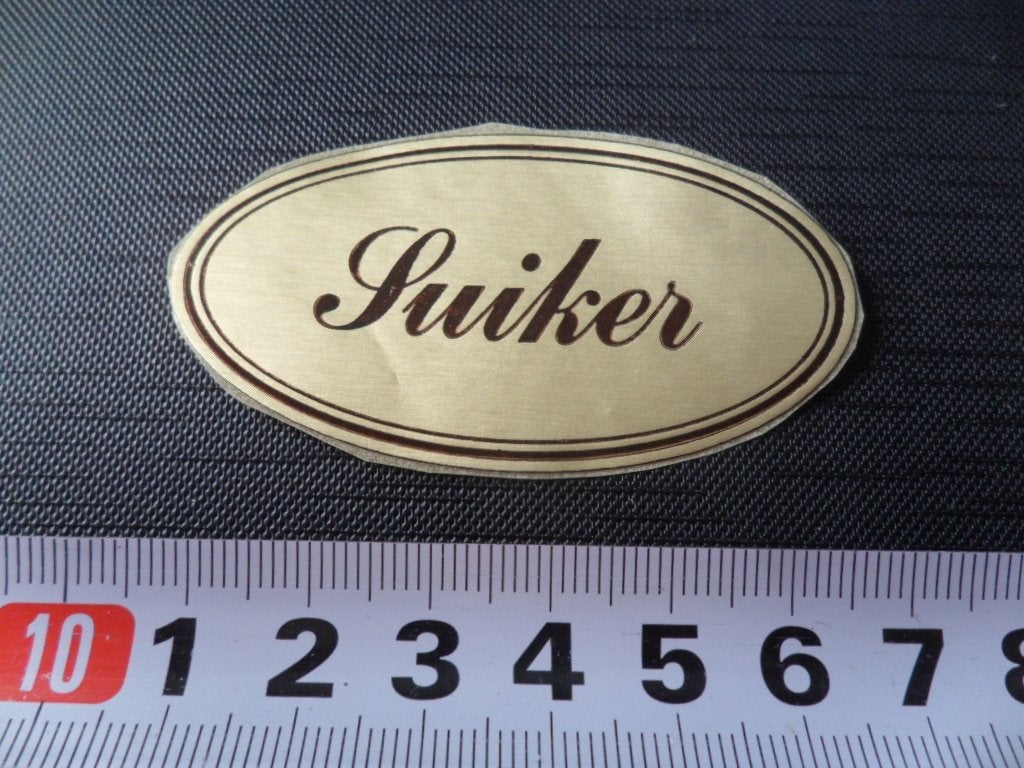 sticker Suiker, Ophalen of Verzenden, Zo goed als nieuw