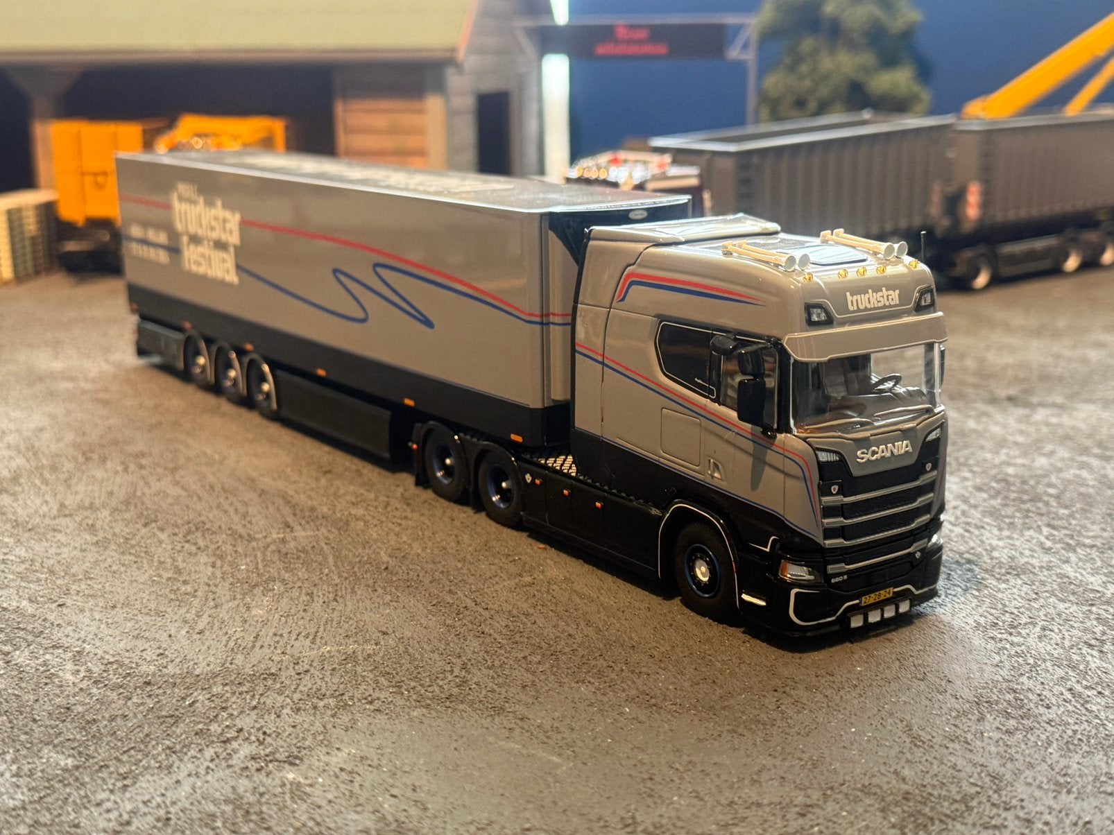Tekno truckstar scsnia longline, Hobby en Vrije tijd, Tekno, Nieuw, Tekno, Bus of Vrachtwagen
