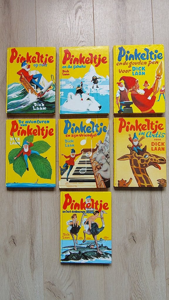 Diverse pinkeltje boeken - Dick Laan 7 stuks, Ophalen of Verzenden, Gelezen, Dick Laan, Sprookjes