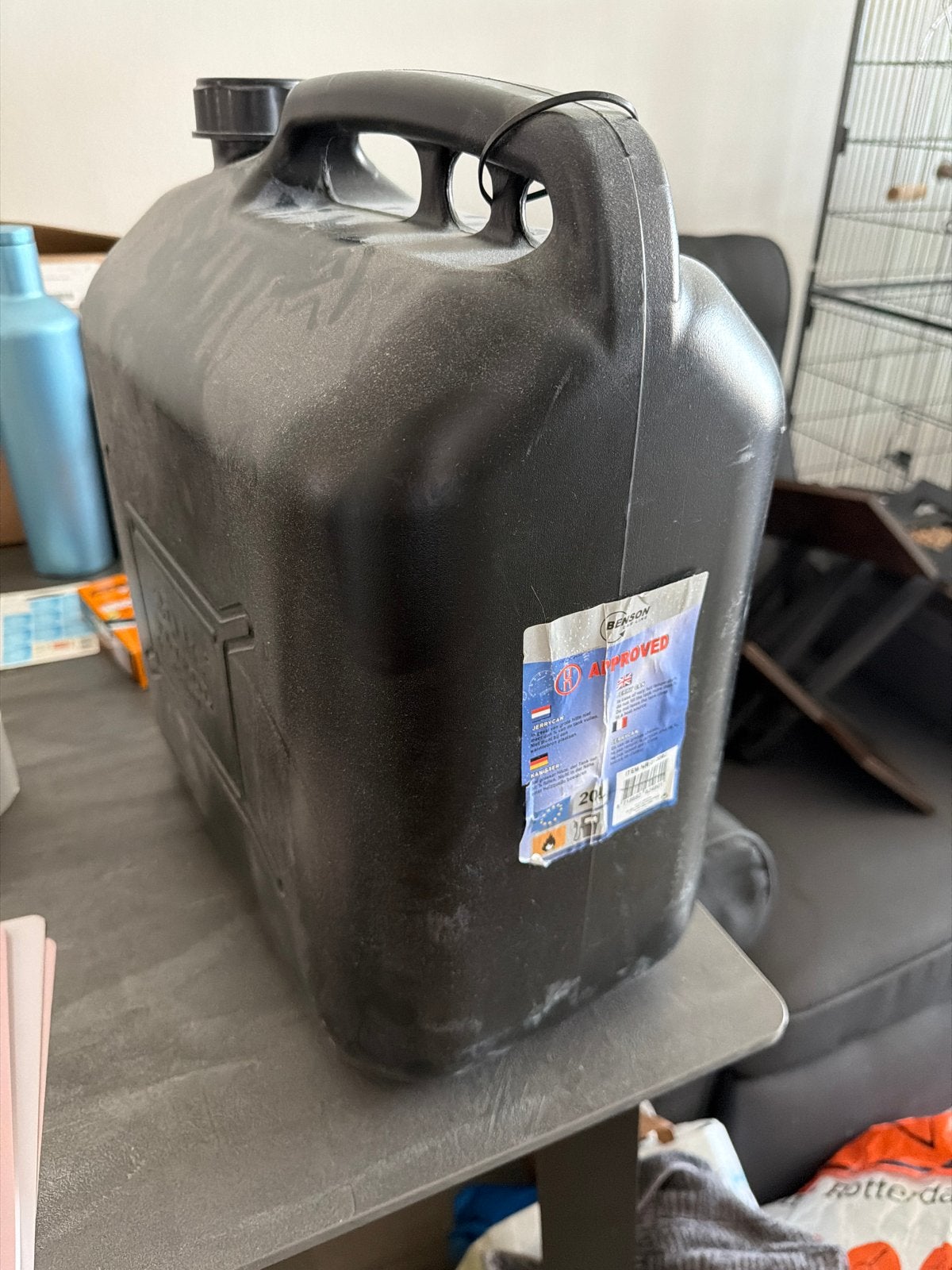 Jerrycan 20 liter - Zwart, Ophalen