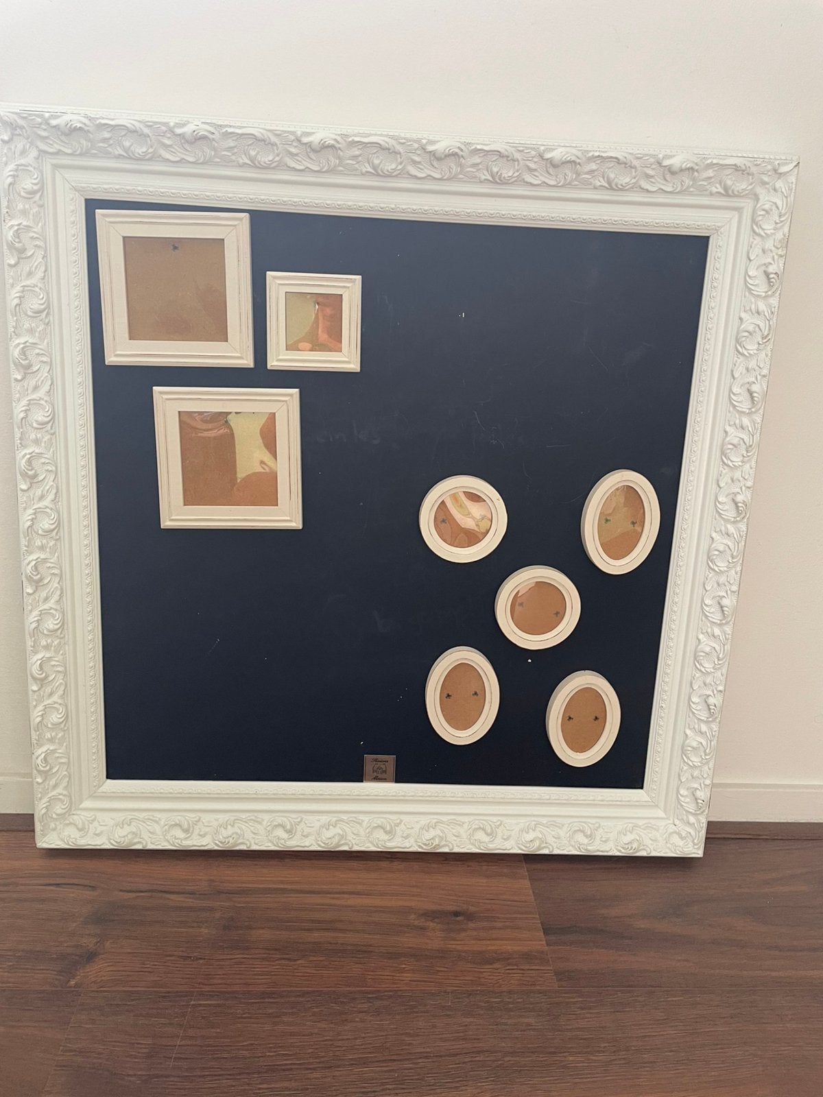 Riviera Maison magneetbord met fotolijsten, Ophalen, Gebruikt, Magneetbord