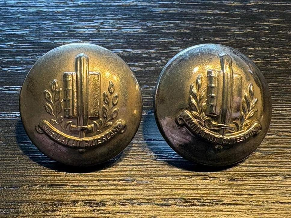 Set antieke uniformknopen Nederlandse Politie, Verzamelen, Militaria | Algemeen, Ophalen of Verzenden