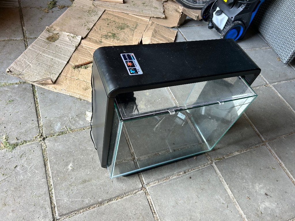 aquarium 40 liter, Dieren en Toebehoren, Vissen | Aquaria en Toebehoren, Ophalen, Verwarming, Zo goed als nieuw, Leeg aquarium